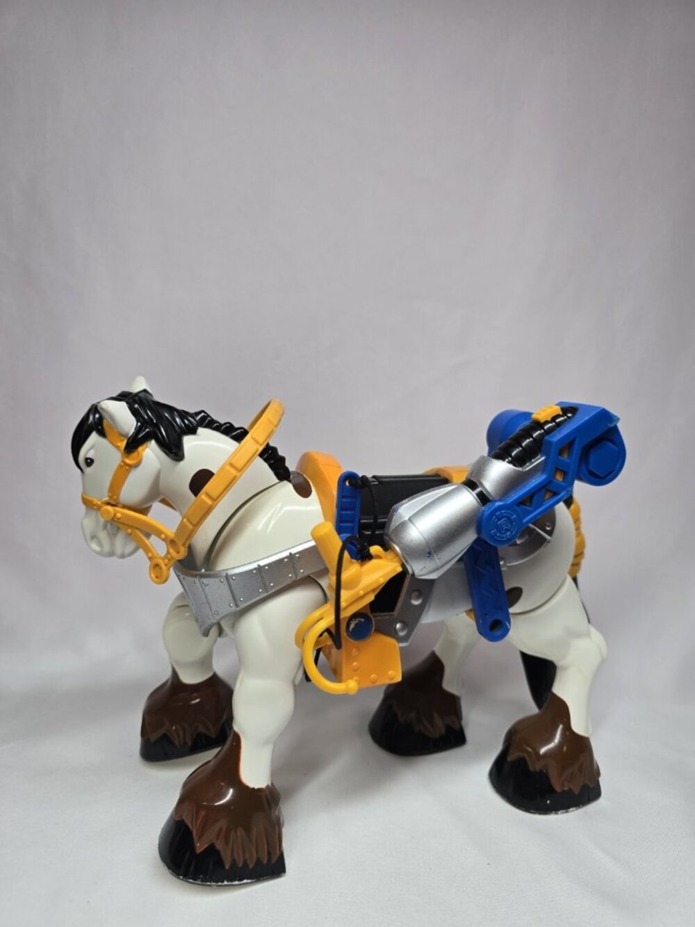 Fisher Price Rescue Heroes Dale Horse 2002 White Variant- Extremely Rare!